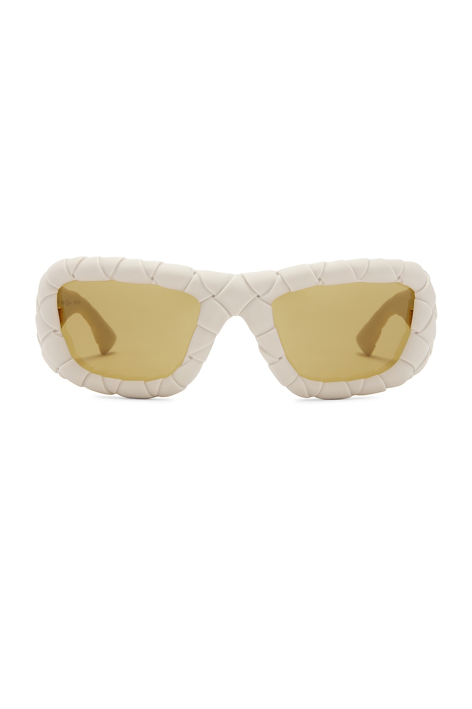 Intrecciato Sunglasses in White