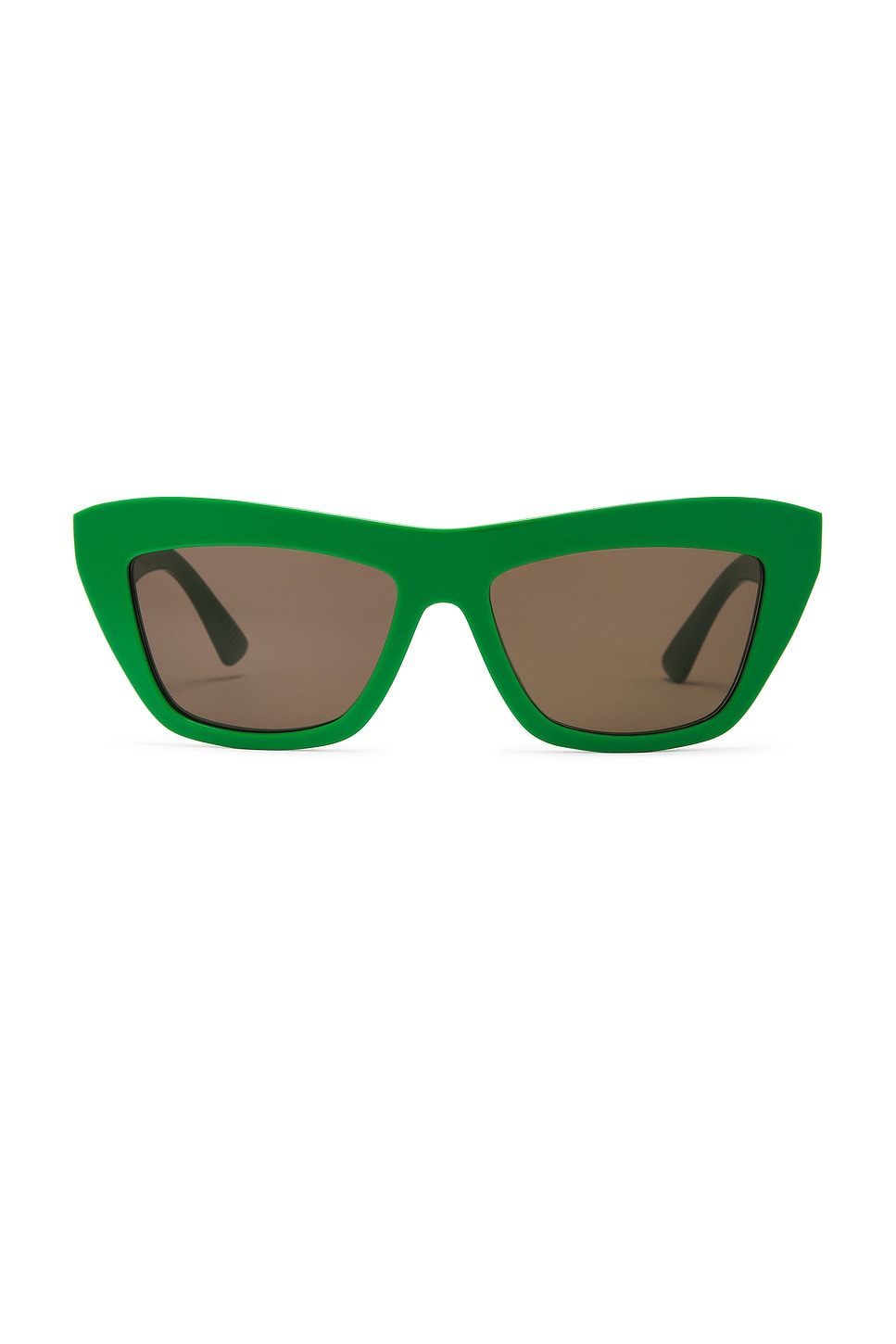 Shop Bottega Veneta Classic Ribbon Sunglasses In Green