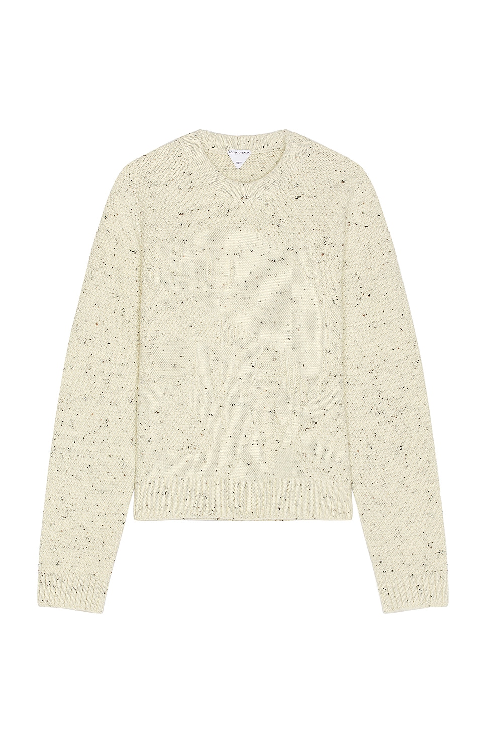 Image 1 of Bottega Veneta Multistitch Graphic Sweater in Dove