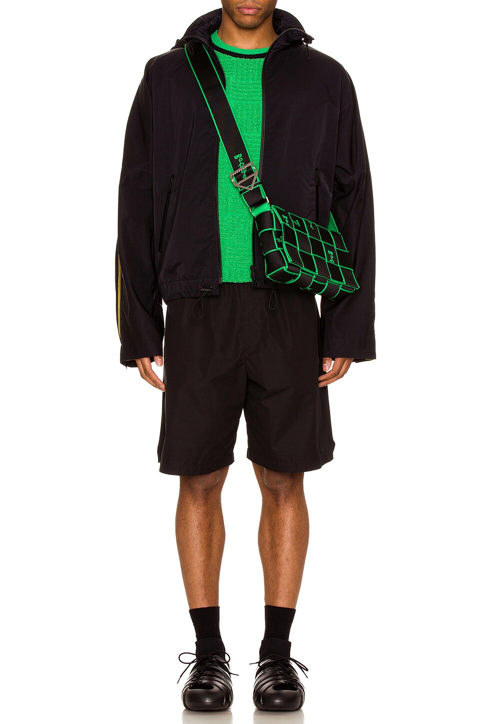 Image 1 of Bottega Veneta Zips Tech Blouson in Black