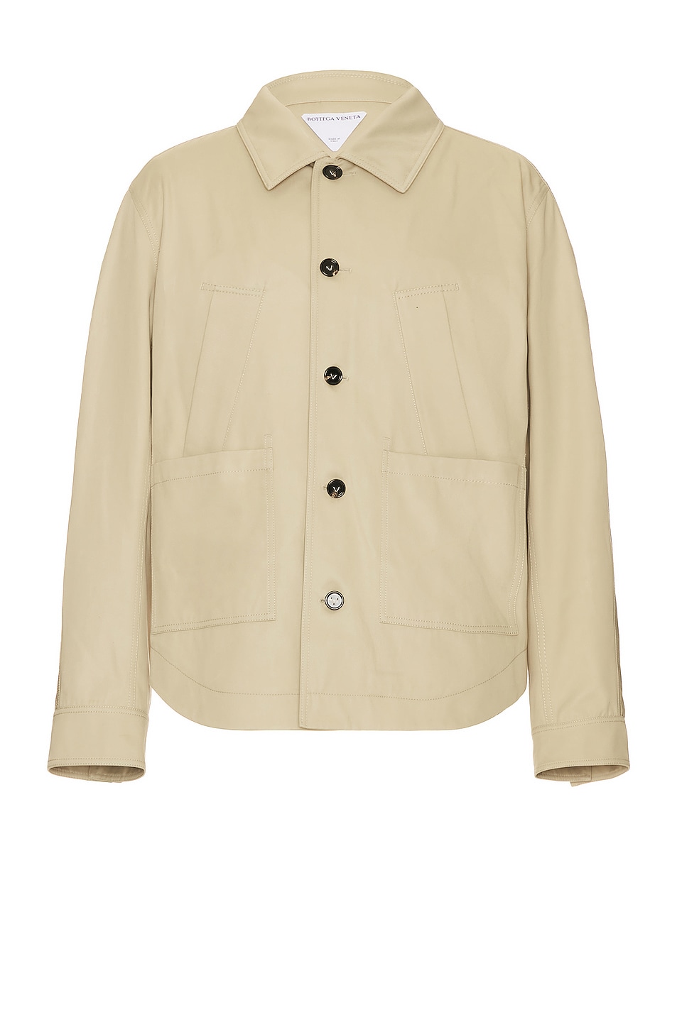 Image 1 of Bottega Veneta Asymmetric Jacket in Travertine