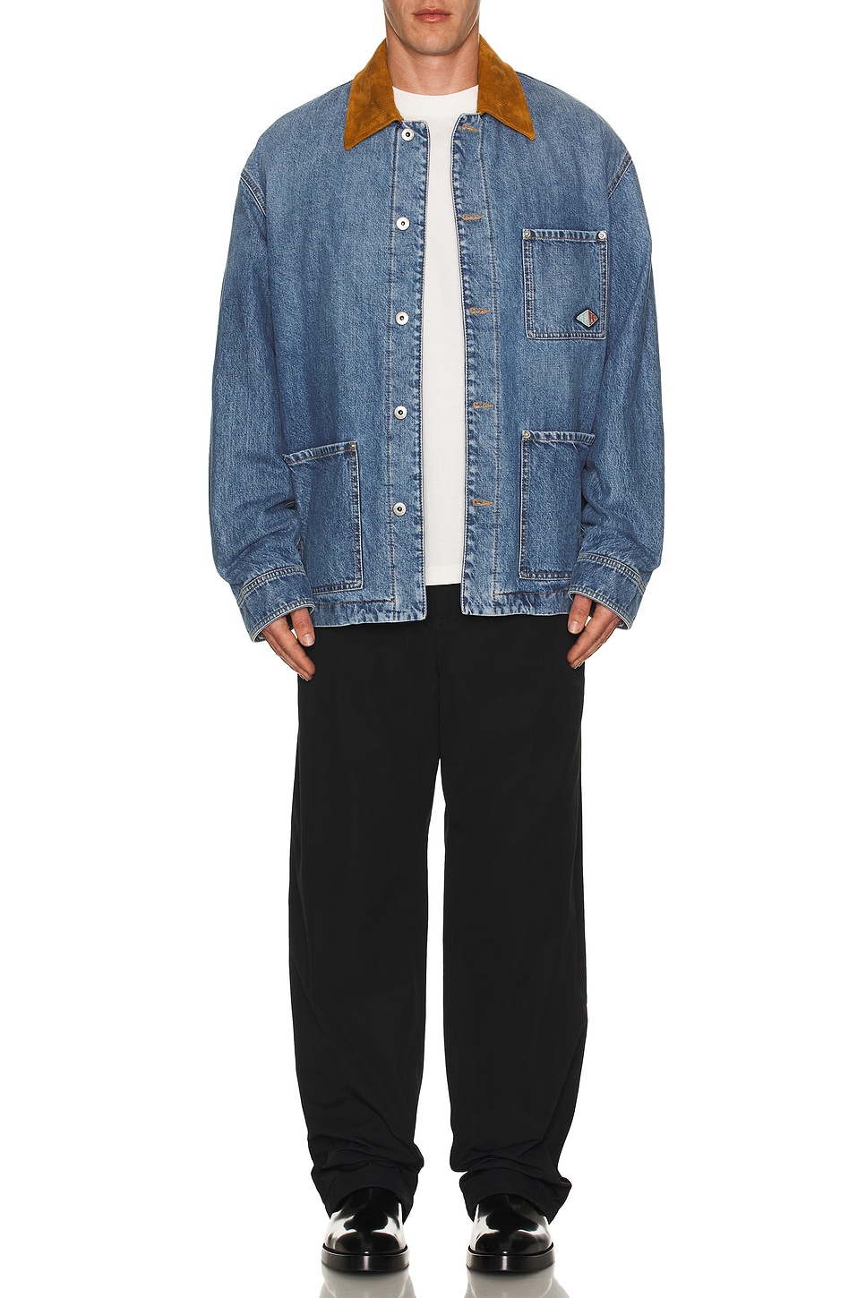 Image 1 of Bottega Veneta Denim Blouson in Mid Blue