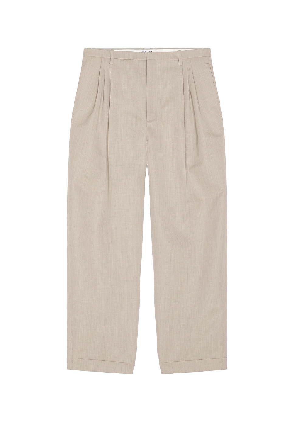 Dry Wool Melange Toile Trouser