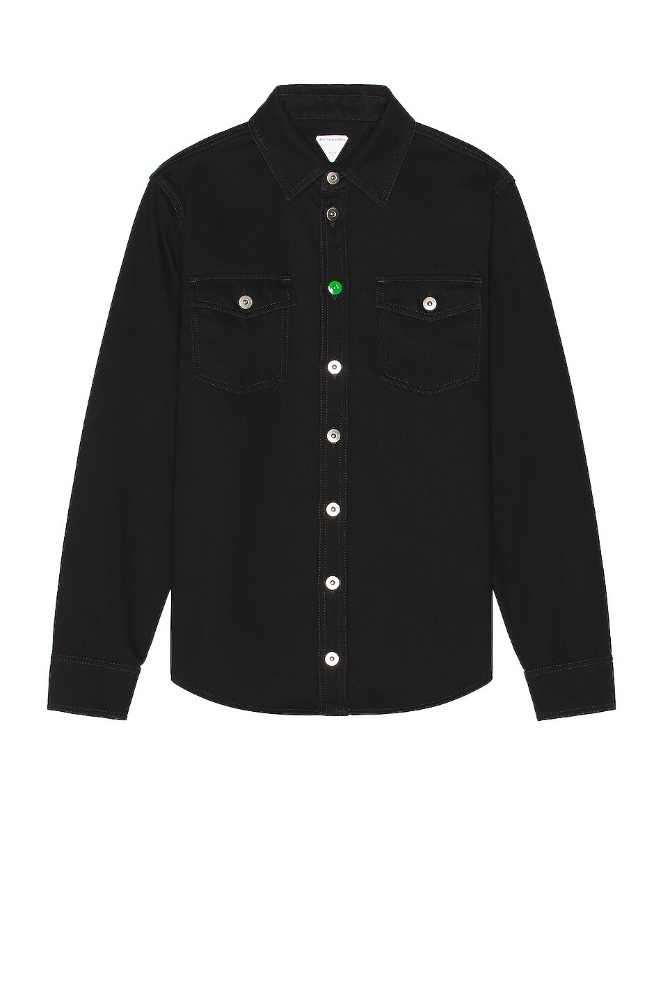 Image 1 of Bottega Veneta Denim Parakeet Shirt in Black