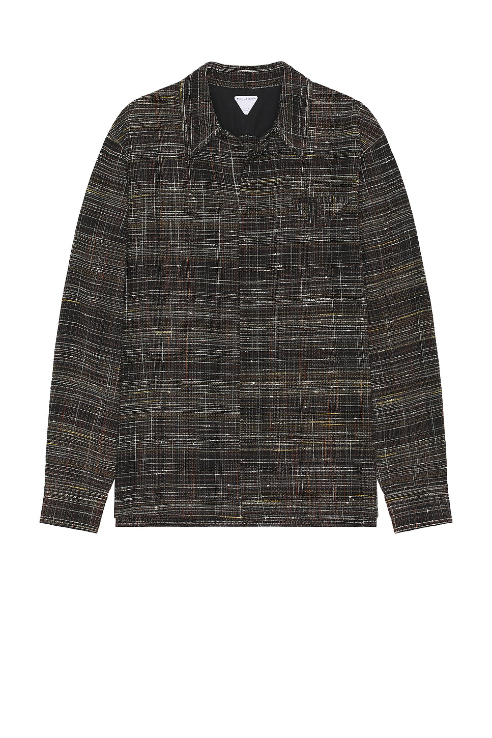 Shop Bottega Veneta Knotted Viscose Shirt In Fondant Multicolor