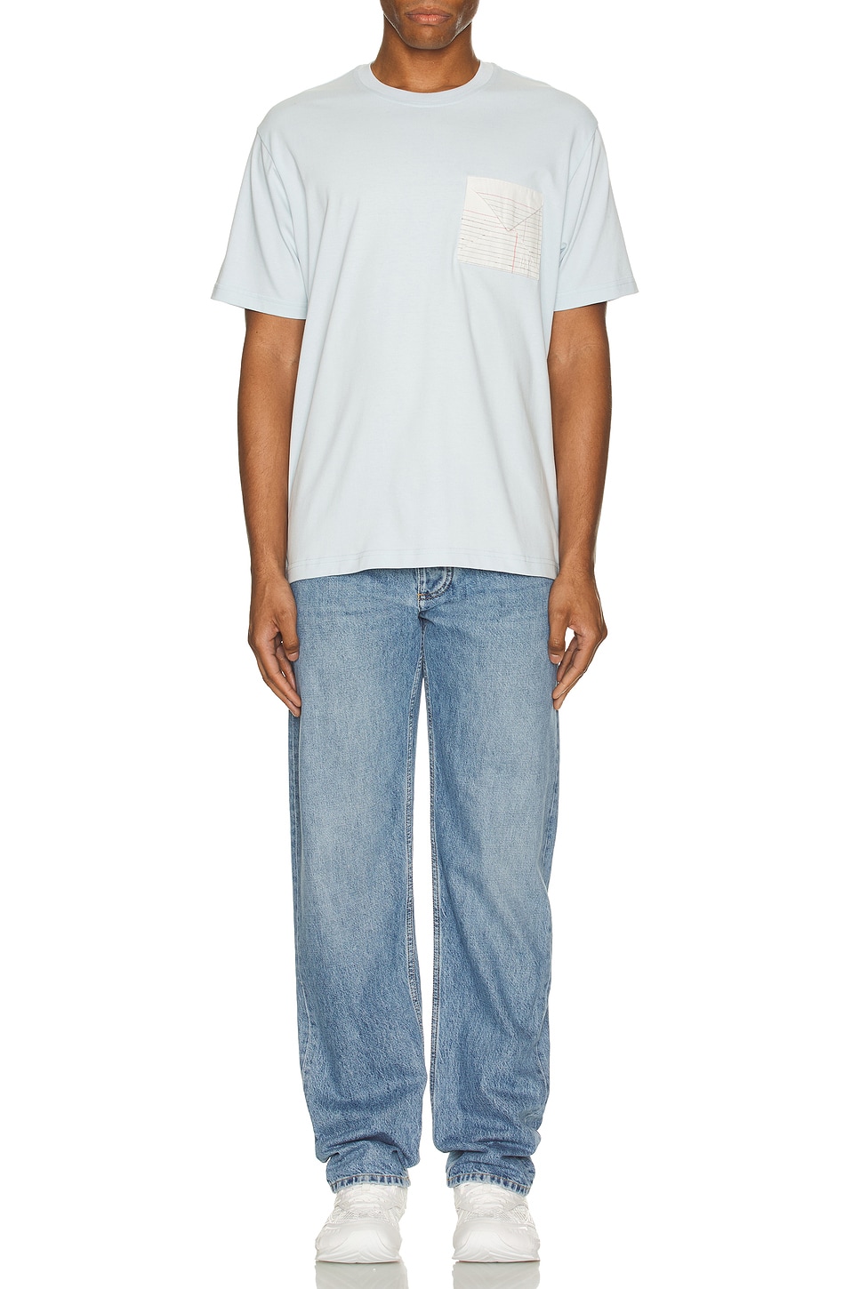 Image 1 of Bottega Veneta Jersey T-shirt With Notebook Pocket in Bubble