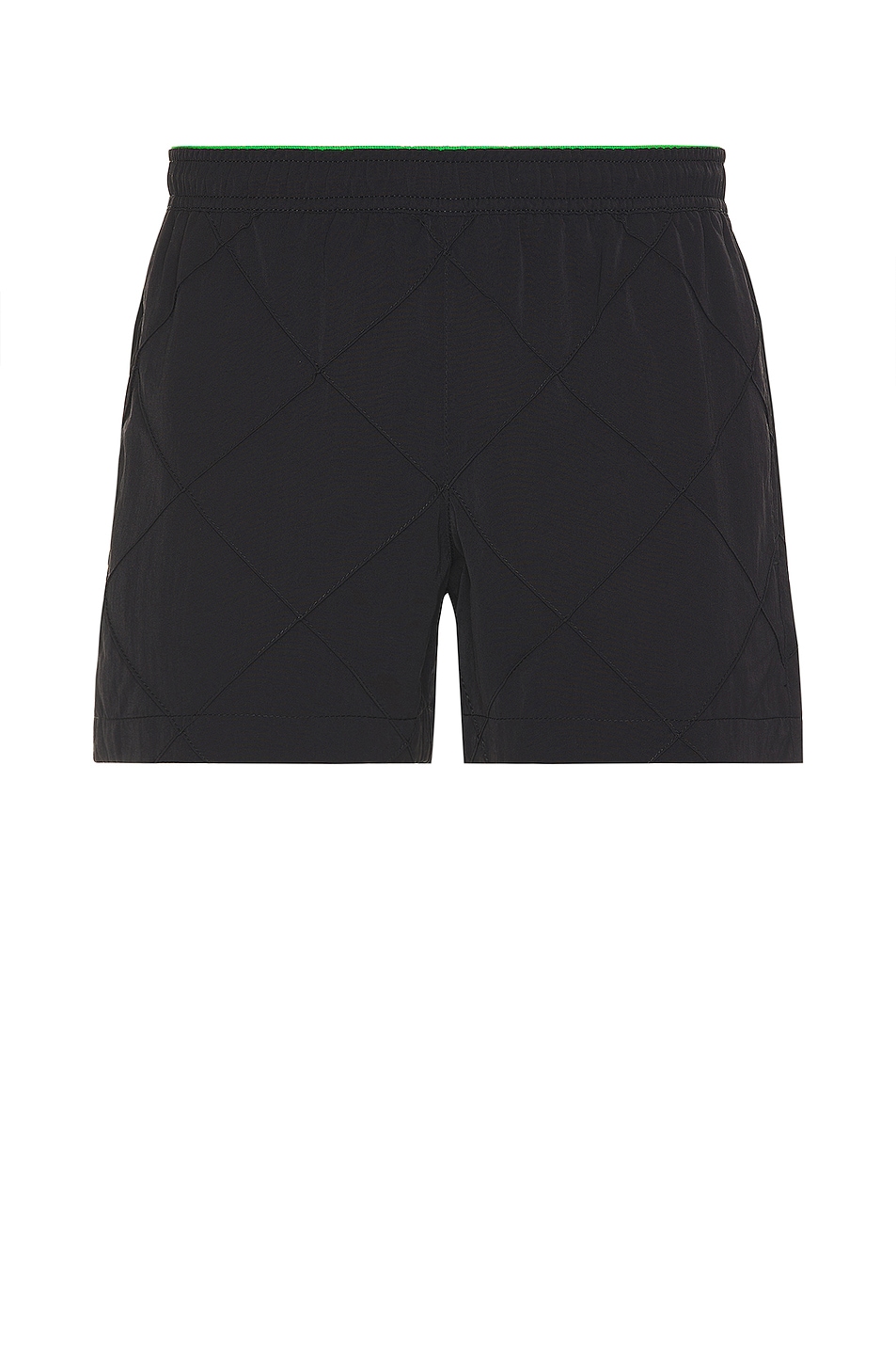 Image 1 of Bottega Veneta Intreccio Swim Shorts in Black