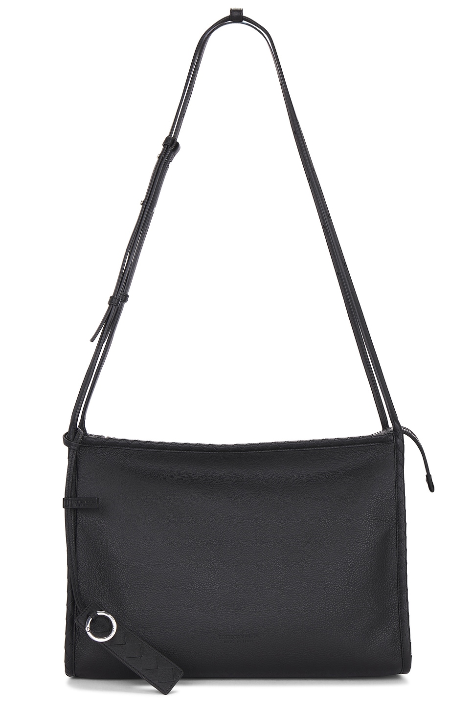 Moony Calf Corriere Messenger Bag in Black