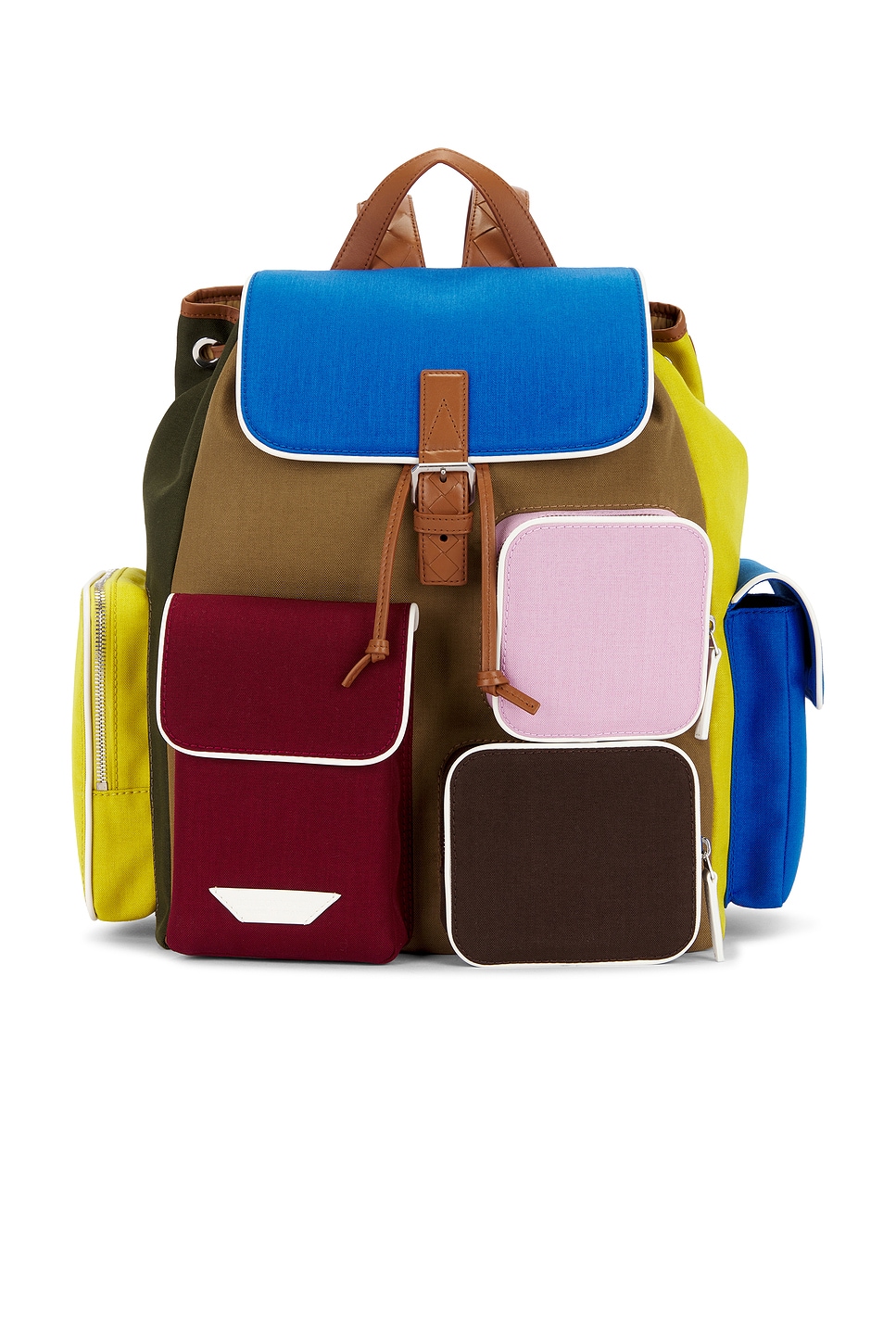Bottega Veneta Cordura Pop Mix Crossroad Backpack