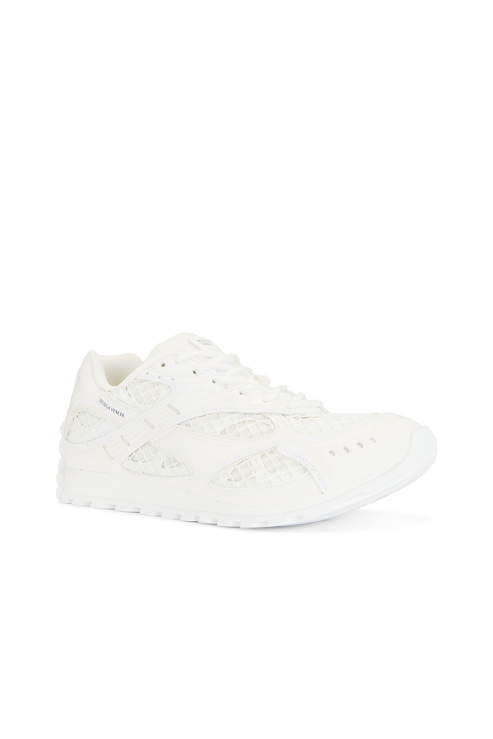 Shop Bottega Veneta Orbit Sneaker In White