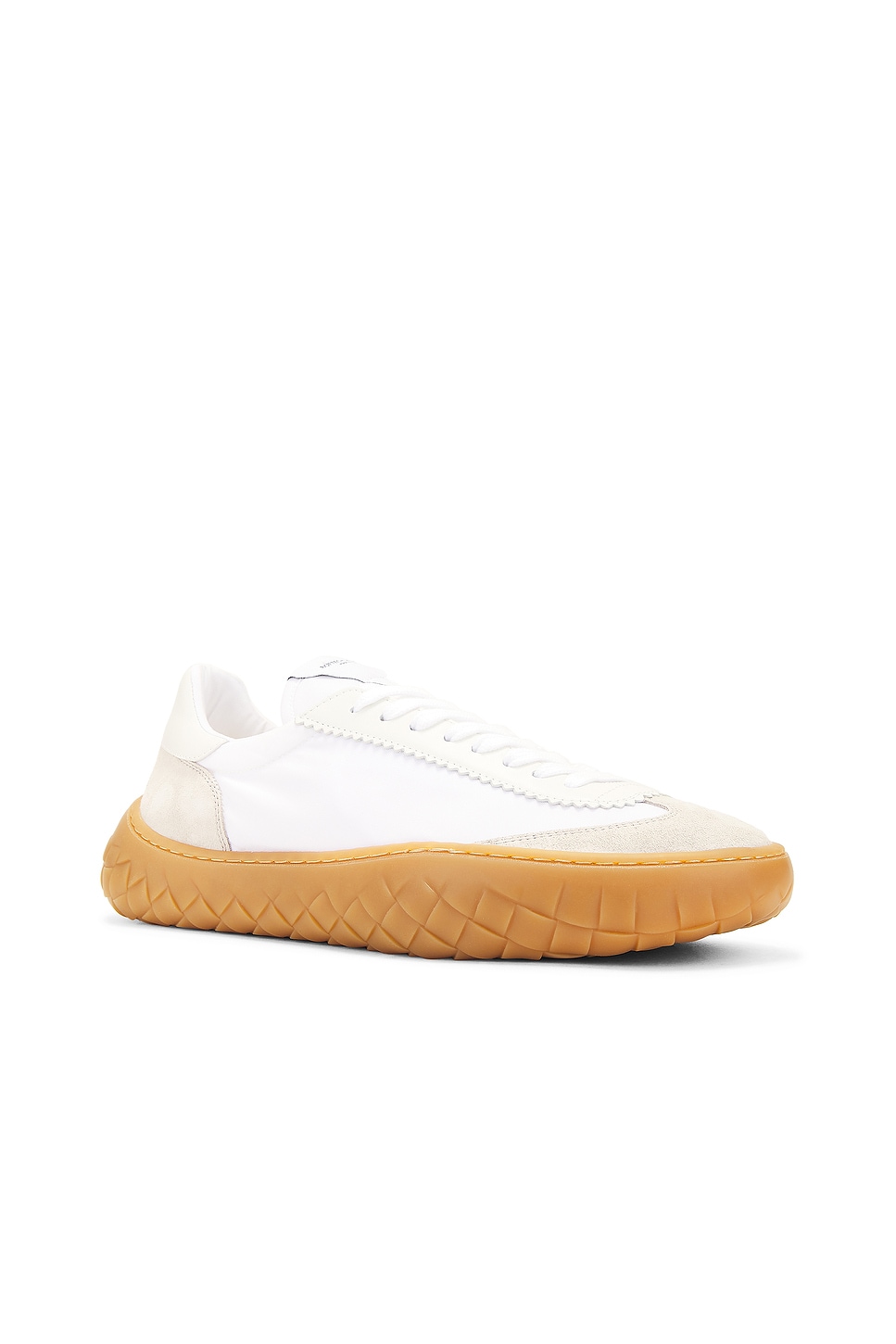 Shop Bottega Veneta Spoutnik Sneaker In Optic White