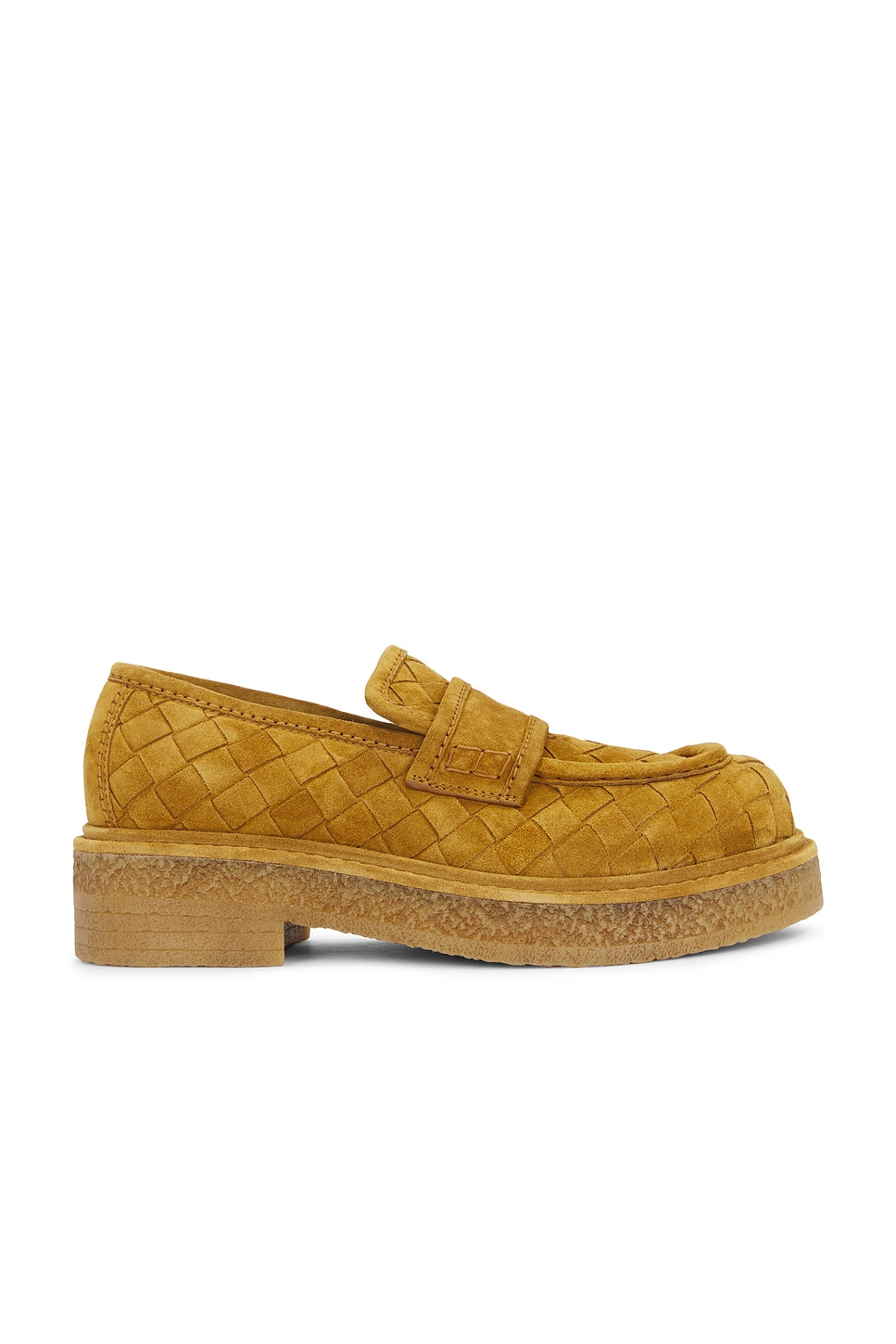 Shop Bottega Veneta Haddock Loafer In Cork