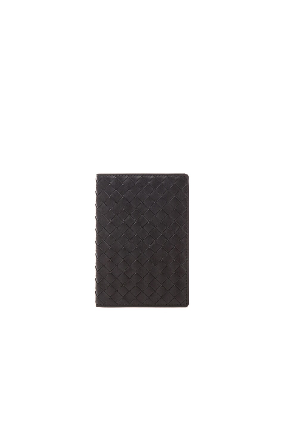 Image 1 of Bottega Veneta Intrecciato Nappa Passport Case in Black