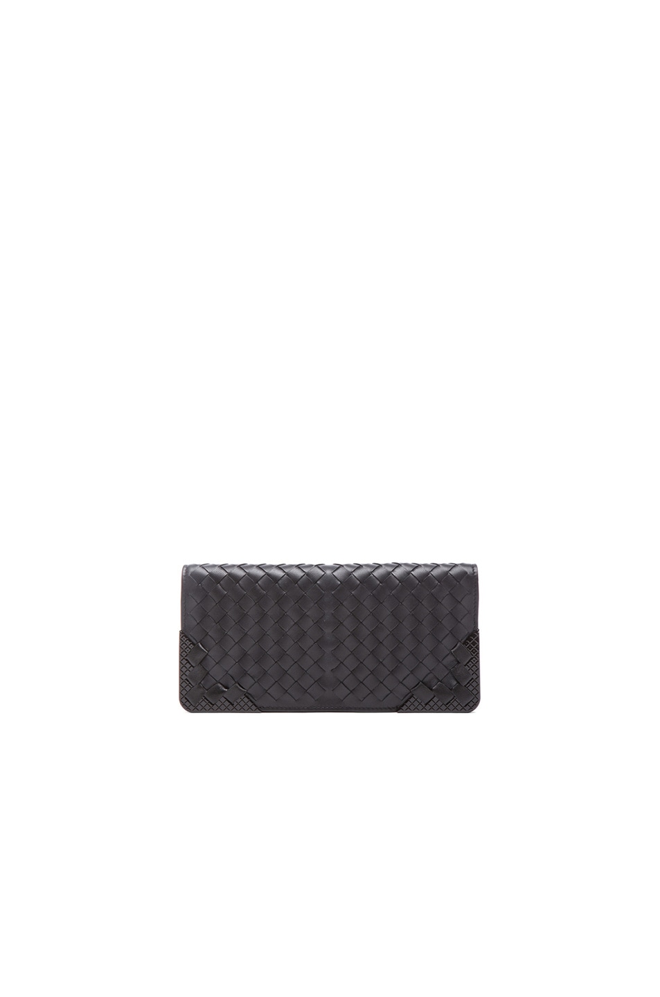 Image 1 of Bottega Veneta Flat Wallet in Black