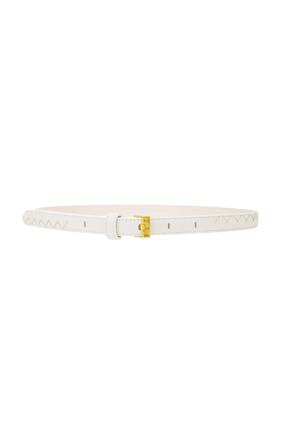 Intrecciato Belt in White