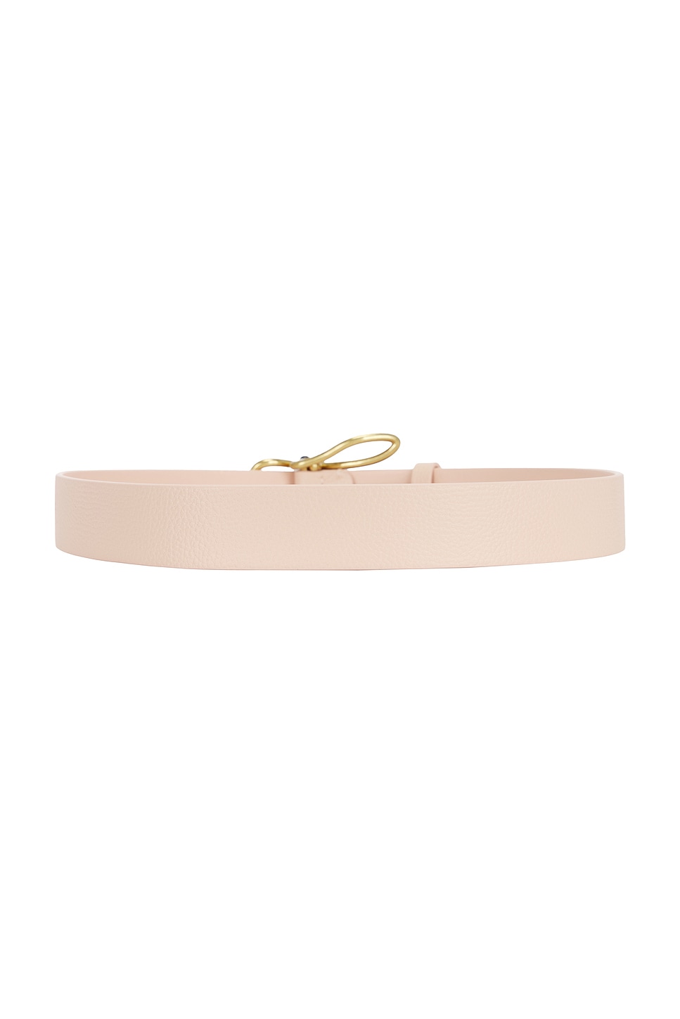 Bottega Veneta Bunny Buckle Leather Belt In Cameo & Muse Brass