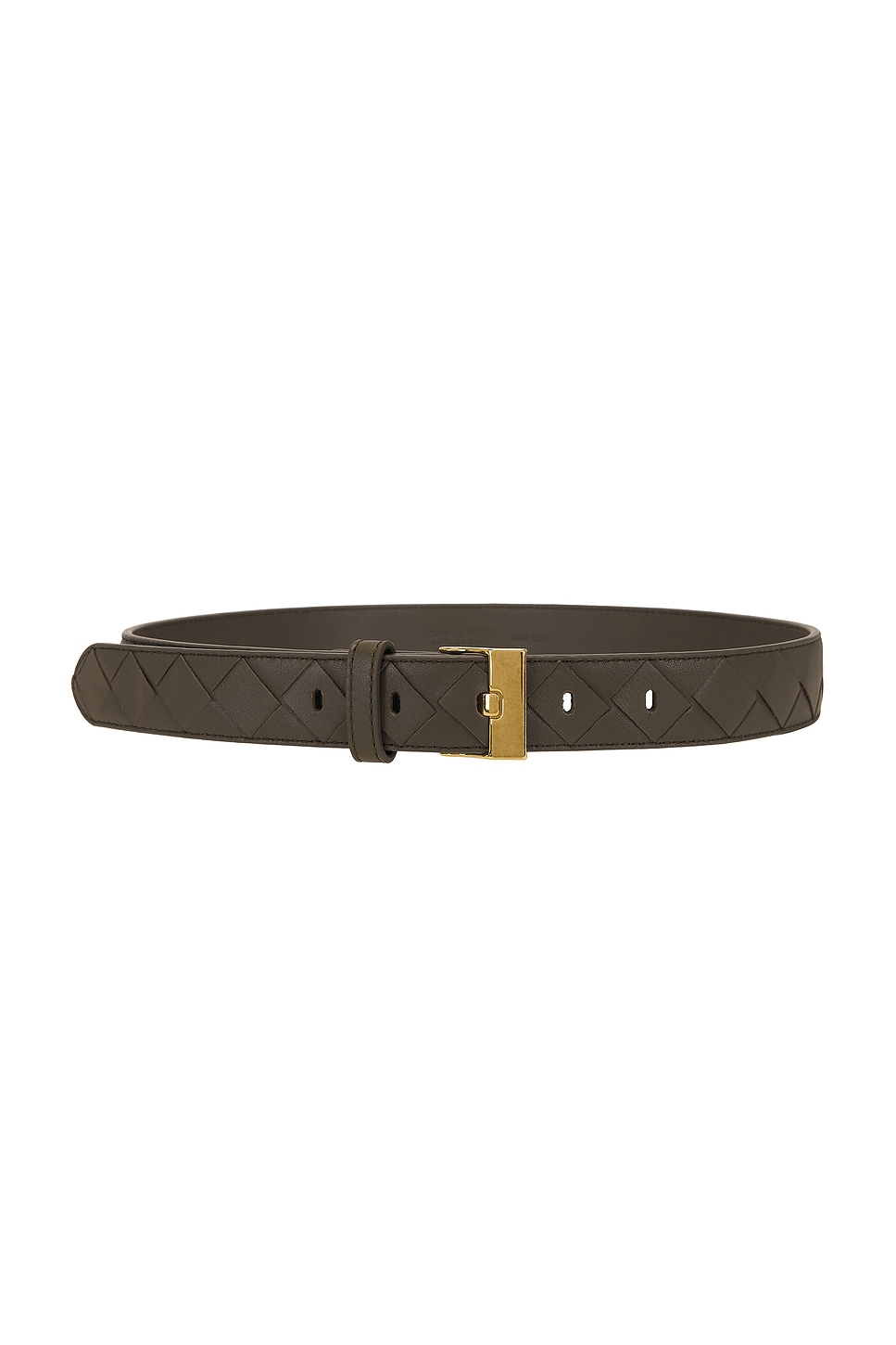 Intrecciato Belt in Olive