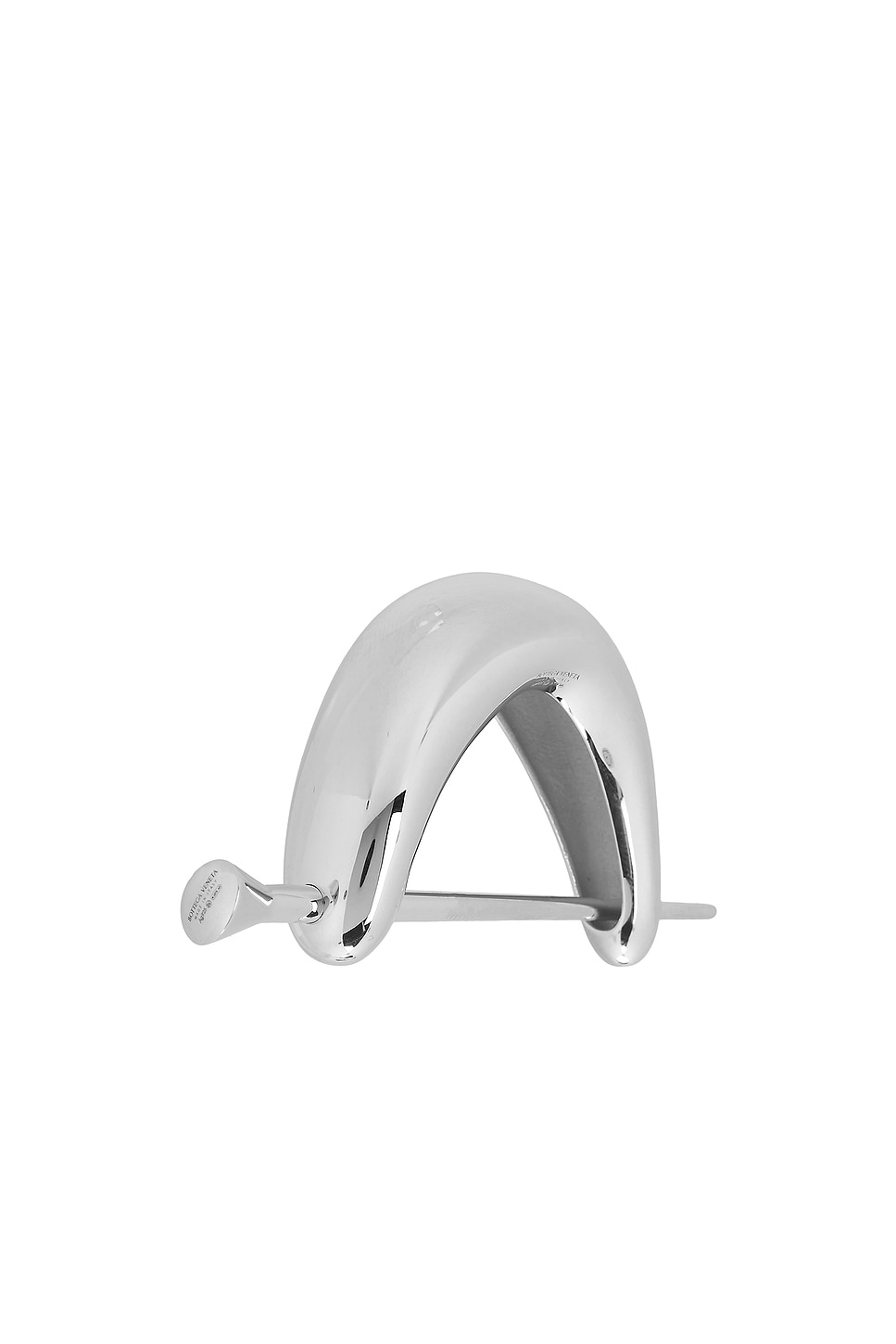Hair Clip in Metallic Silver