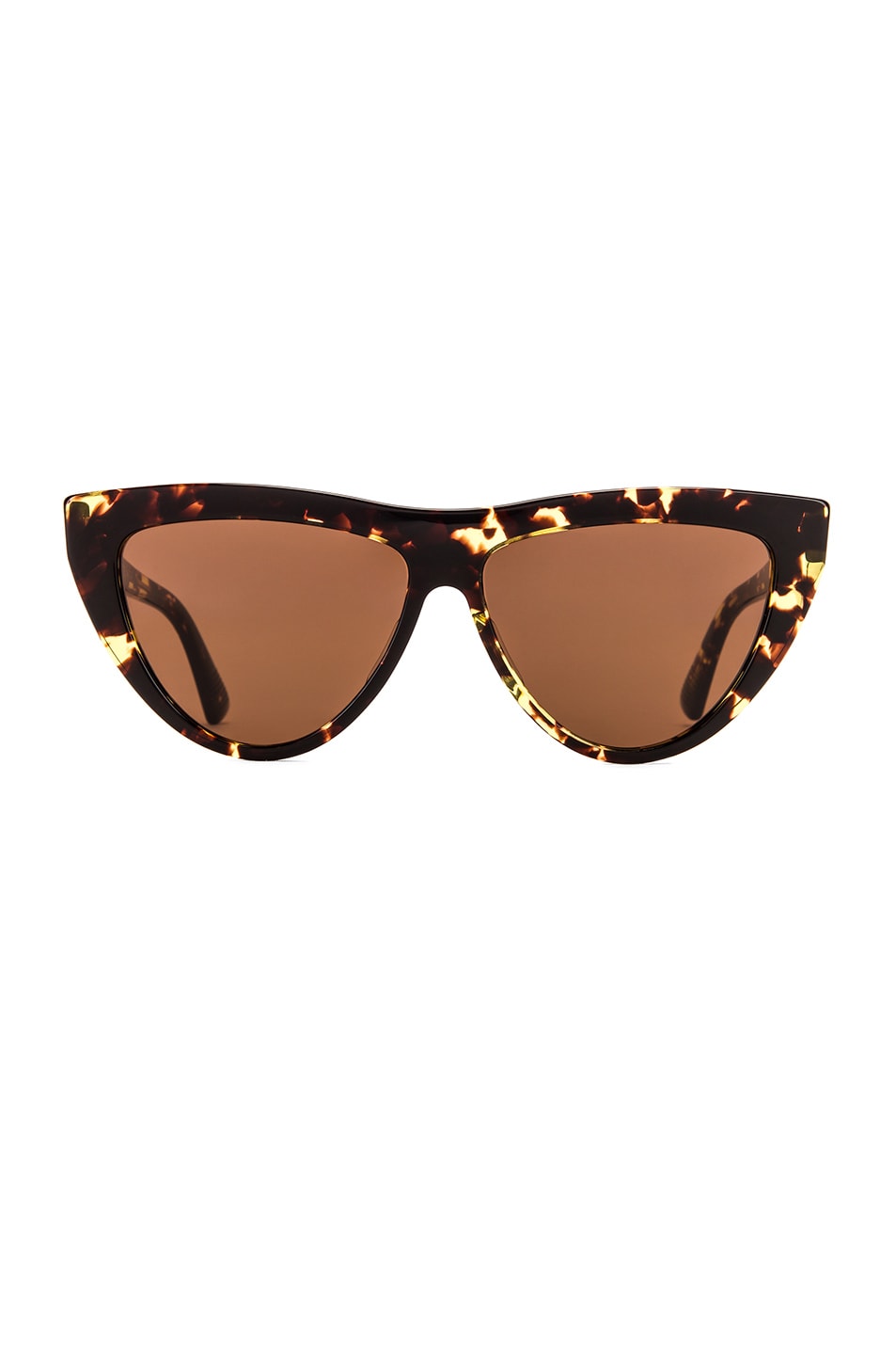 Image 1 of Bottega Veneta New Entry 018 Sunglasses in Havana & Brown