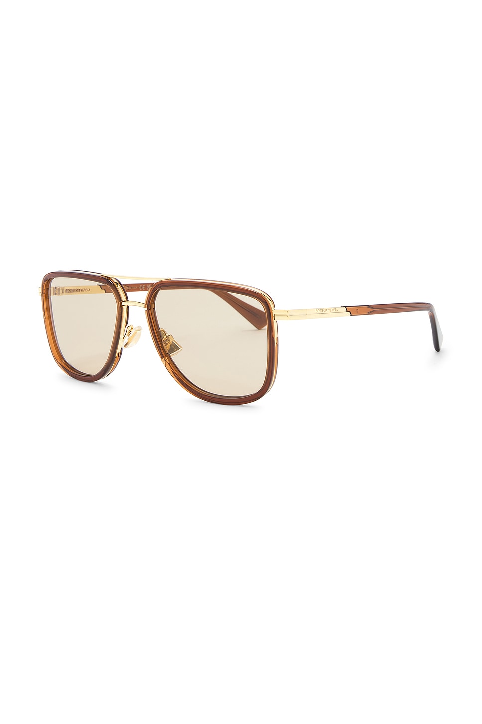 Bottega Veneta Metal Combi Pilot Sunglasses | Thumbnail 2 Bottega Veneta Metal Combi Pilot Sunglasses | Thumbnail 2