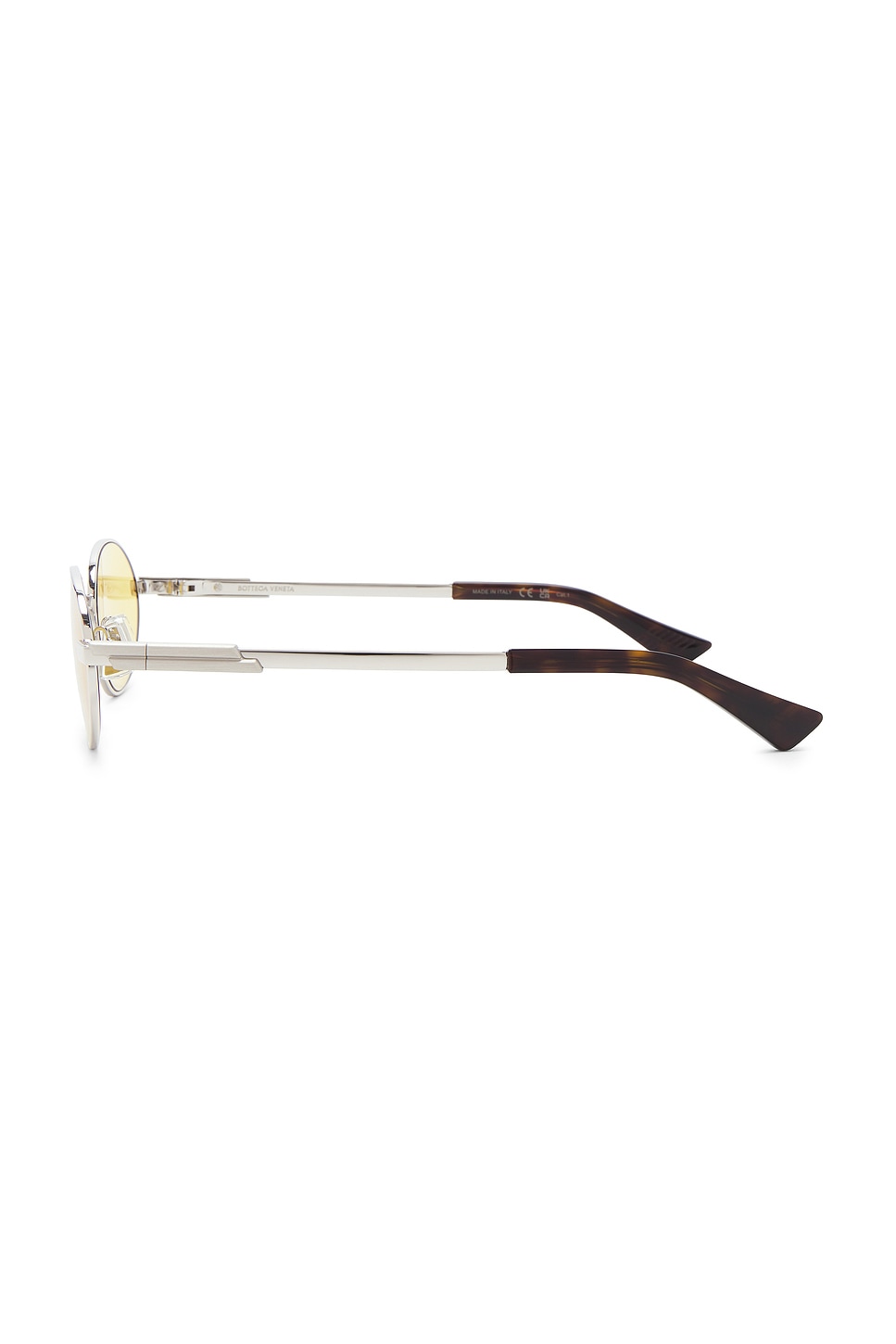 Bottega Veneta Stretch Metal Oval Sunglasses | Thumbnail 3