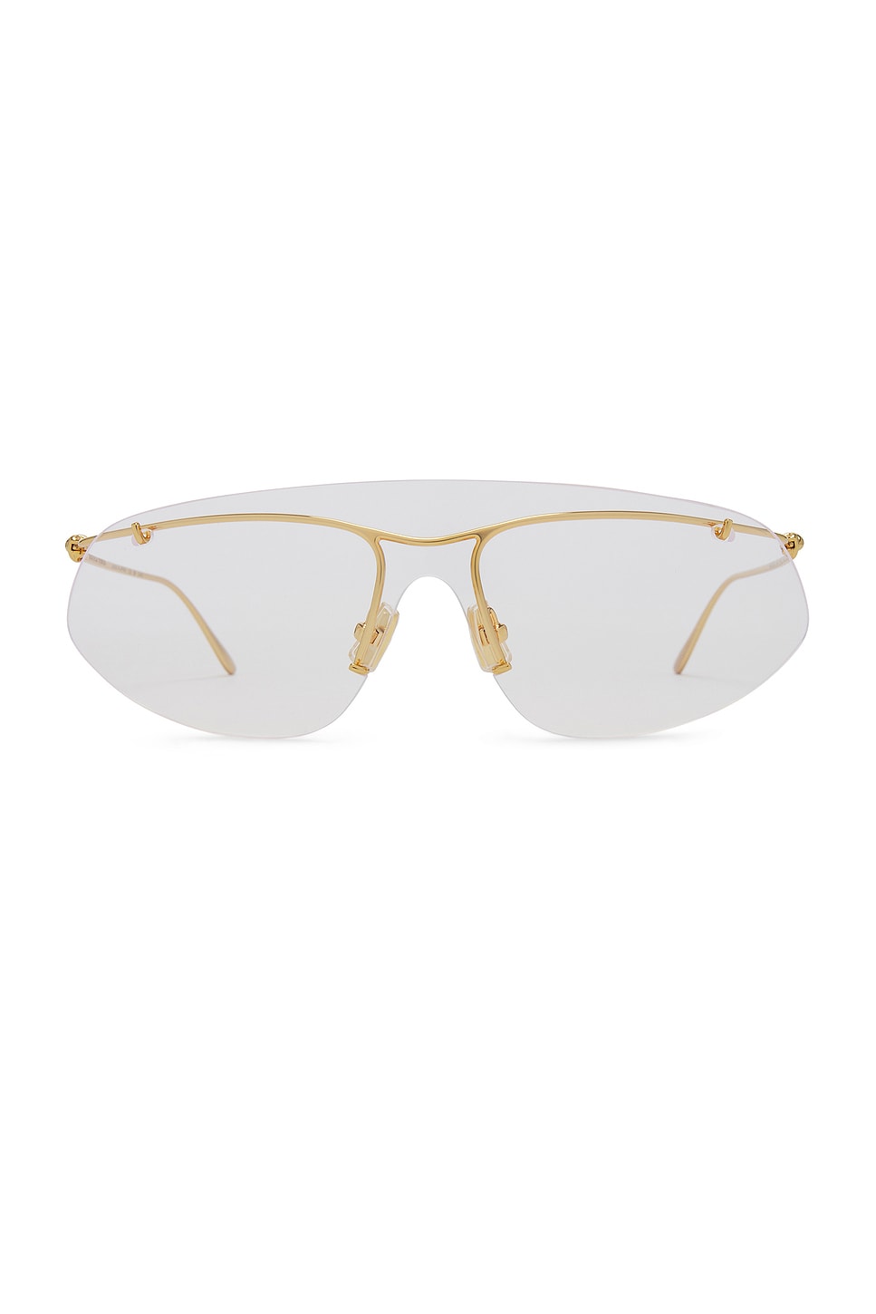 Knot Sunglasses in Metallic Gold