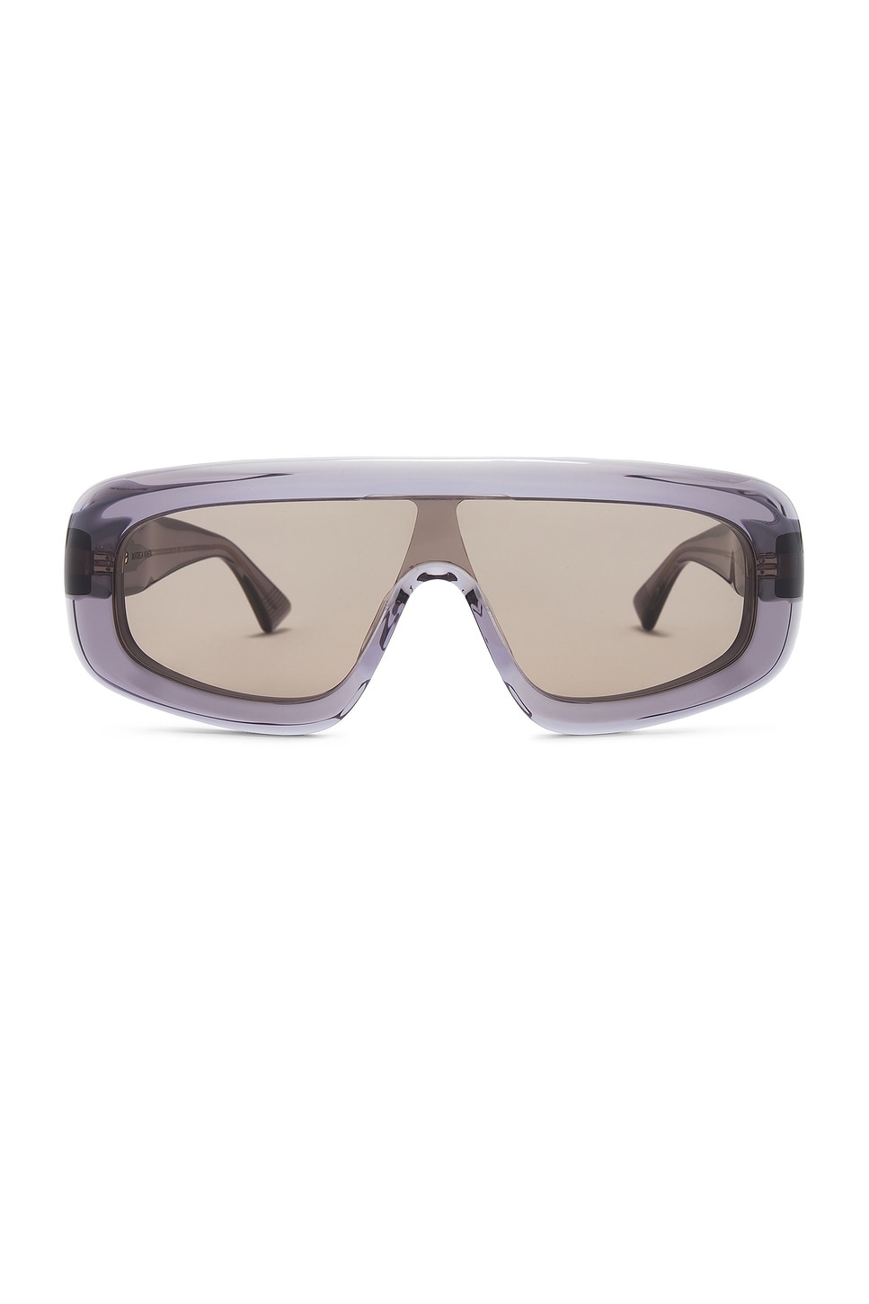 Curvy Mask Sunglasses in Grey