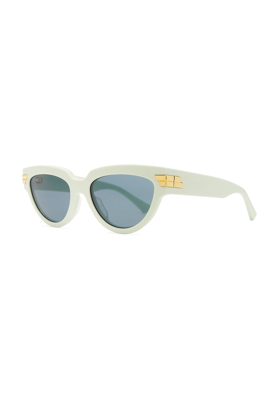 Bottega Veneta Cat Eye Sunglasses In Green