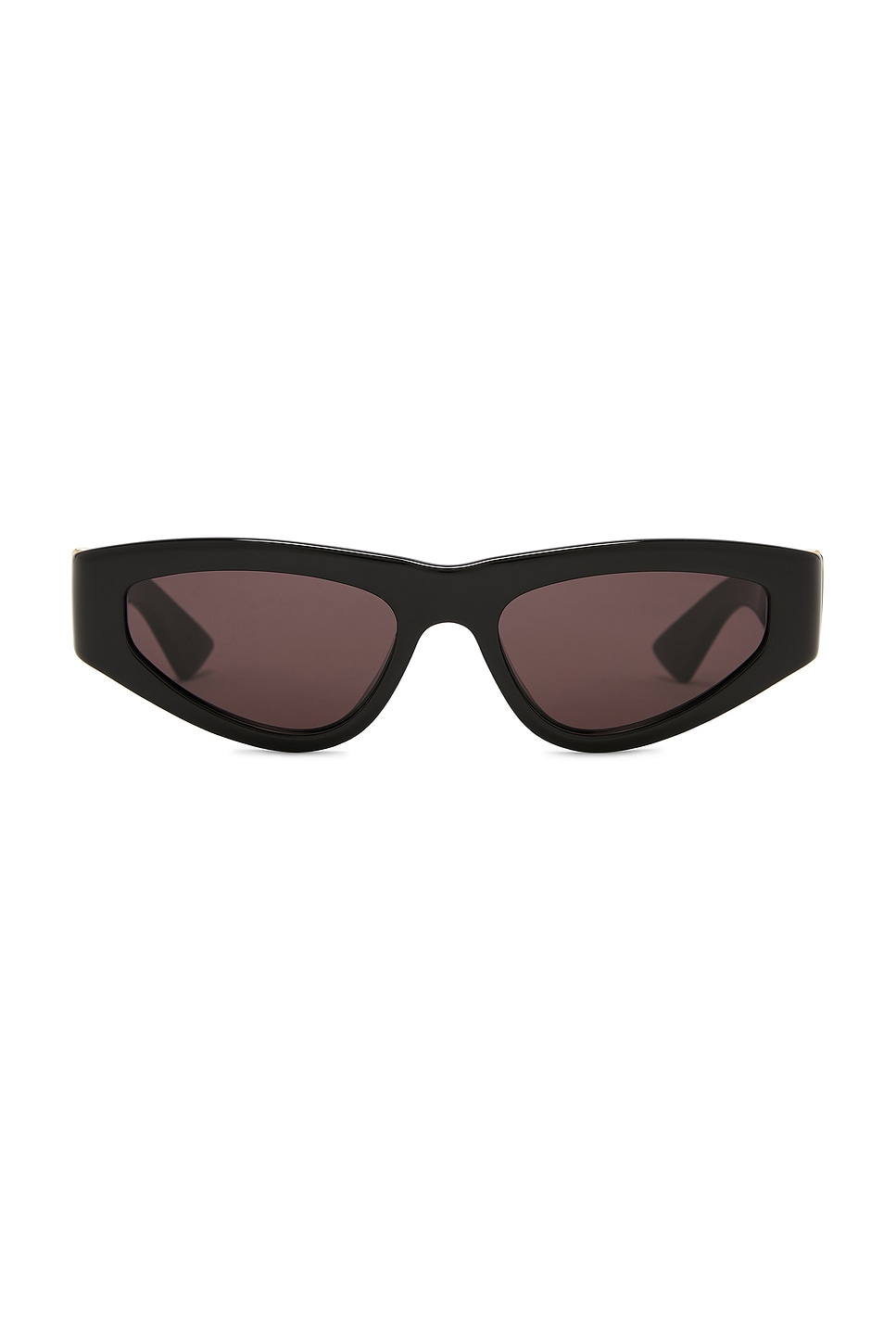 Bottega Veneta Rectangular Sunglasses In Black