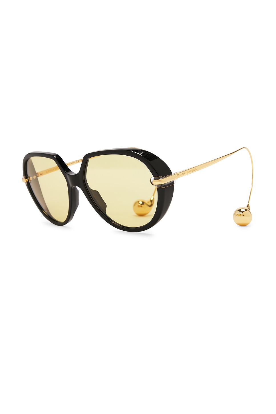 Bottega Veneta Drop Sunglasses In Black