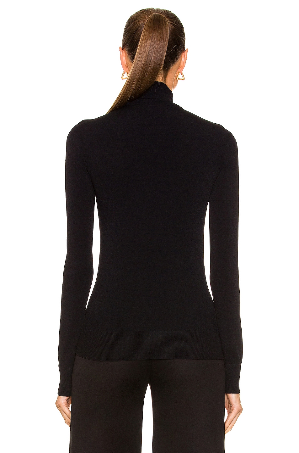Bottega Veneta Technoskin Turtleneck Sweater in Black | FWRD