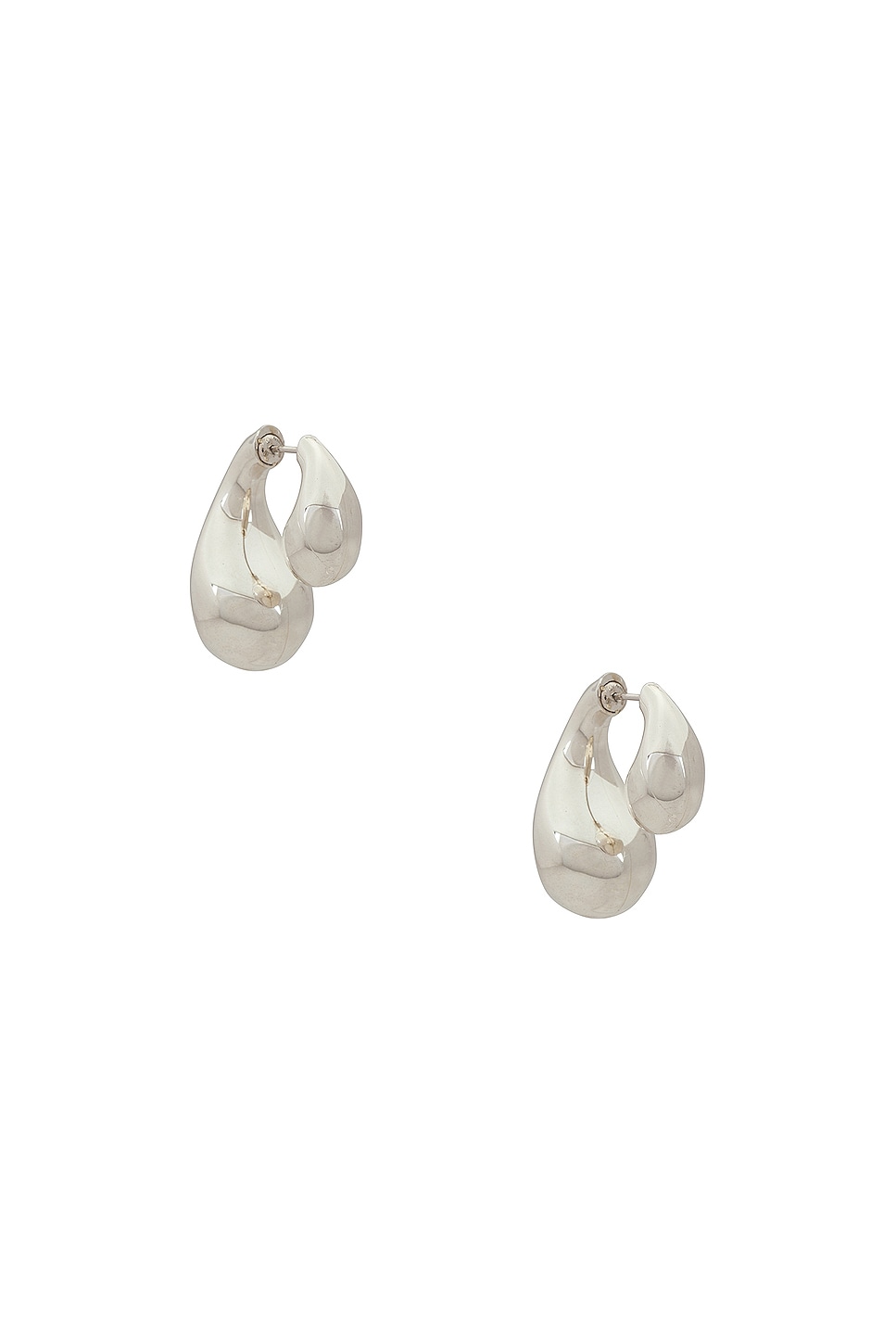 Image 1 of Bottega Veneta Teardrop Earrings in Sterling Silver