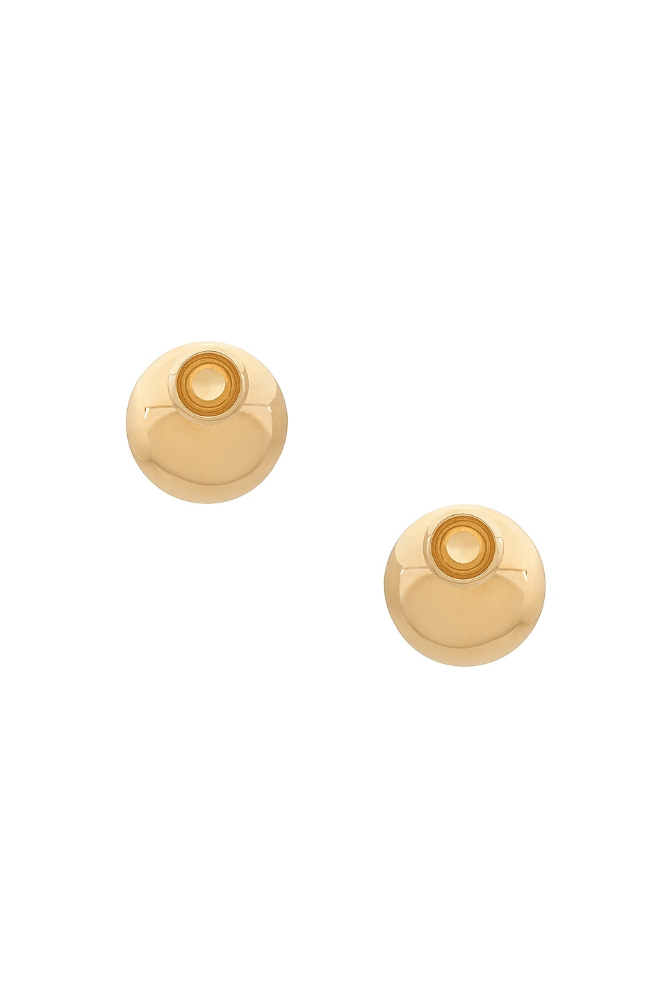 Image 1 of Bottega Veneta Dot Earring in Yellow Gold