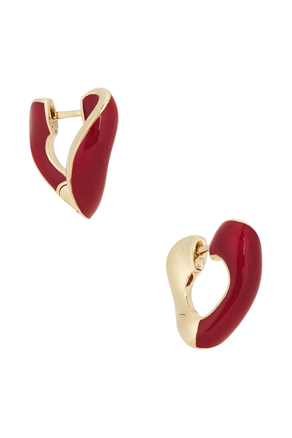 Image 1 of Bottega Veneta Ena Earrings in Syrup