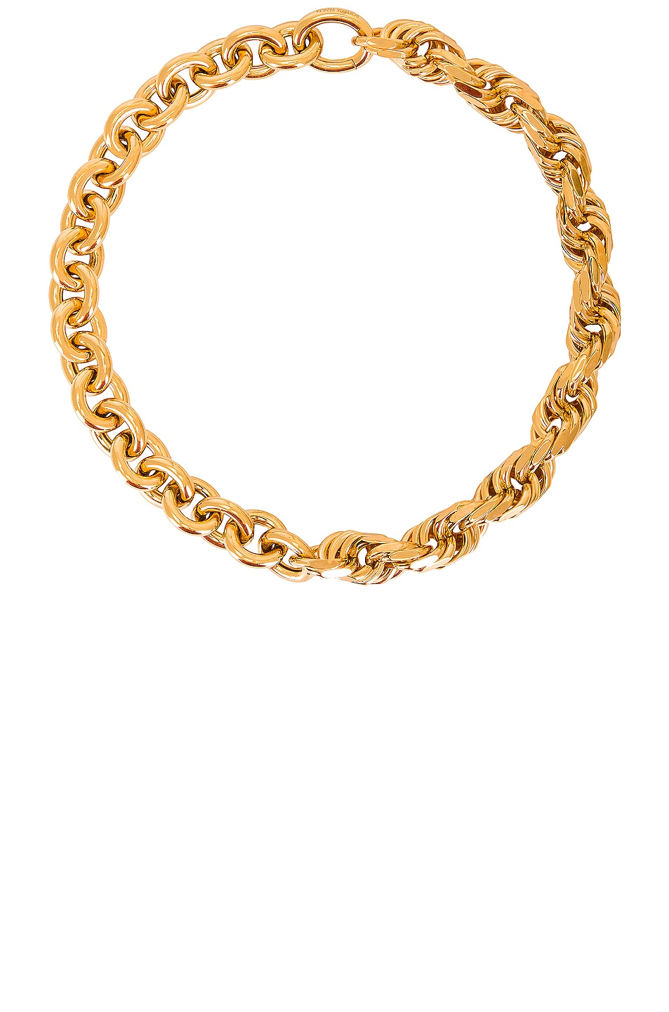 Image 1 of Bottega Veneta Chain Necklace in Argento Oro Giallo