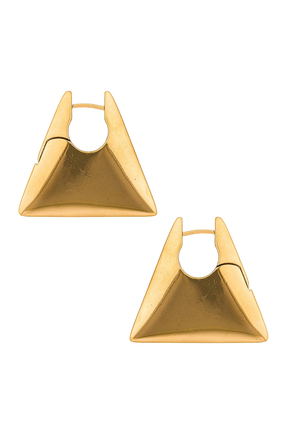 Image 1 of Bottega Veneta Orecchini Earrings in Yellow Gold