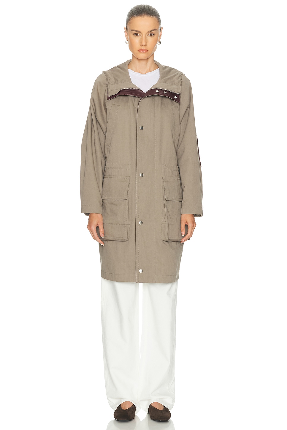 Bottega Veneta Parka In Gray