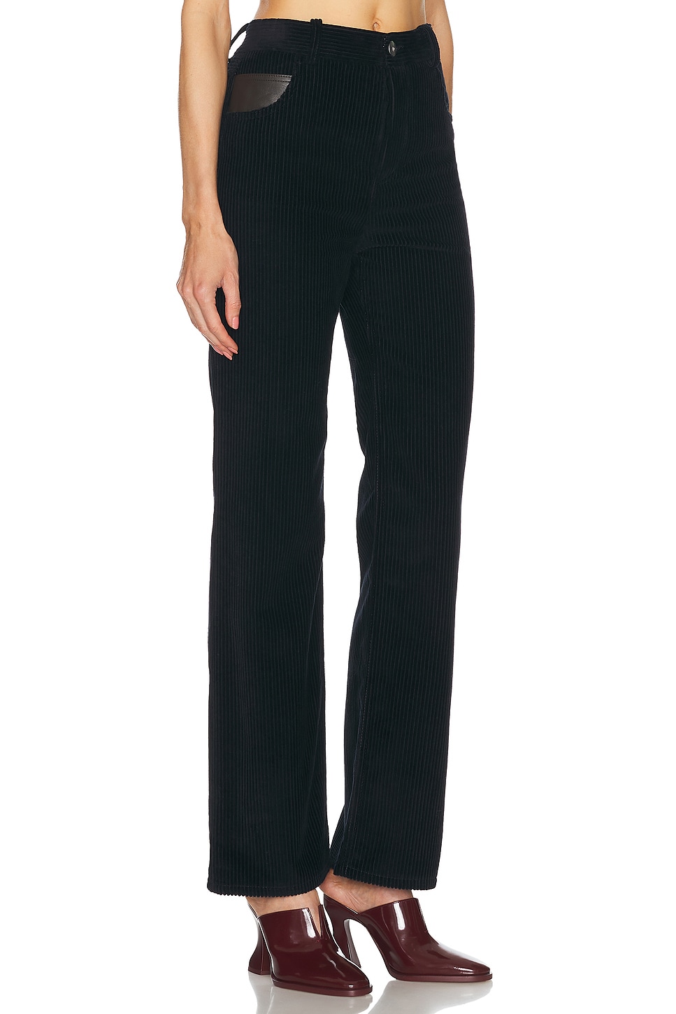 Bottega Veneta Corduroy Pant In Midnight Blue