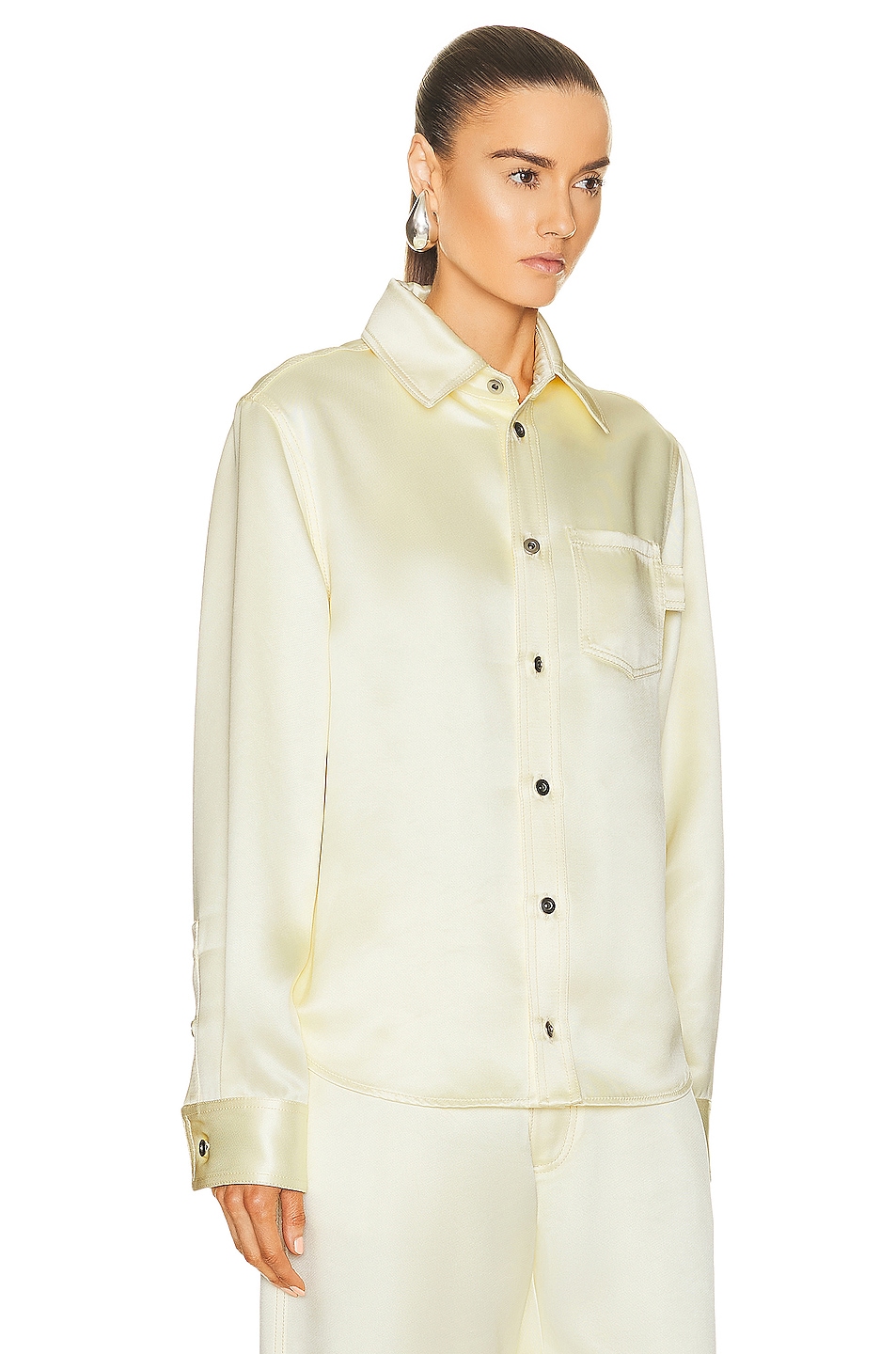 Bottega Veneta Women Printed Silk Shirt