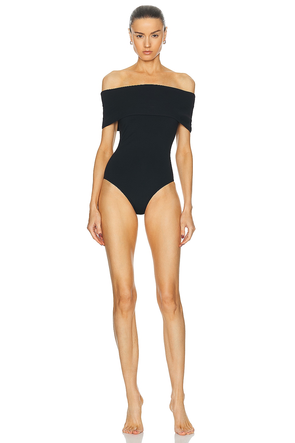 Image 1 of Bottega Veneta One Piece Swimsuit in Black