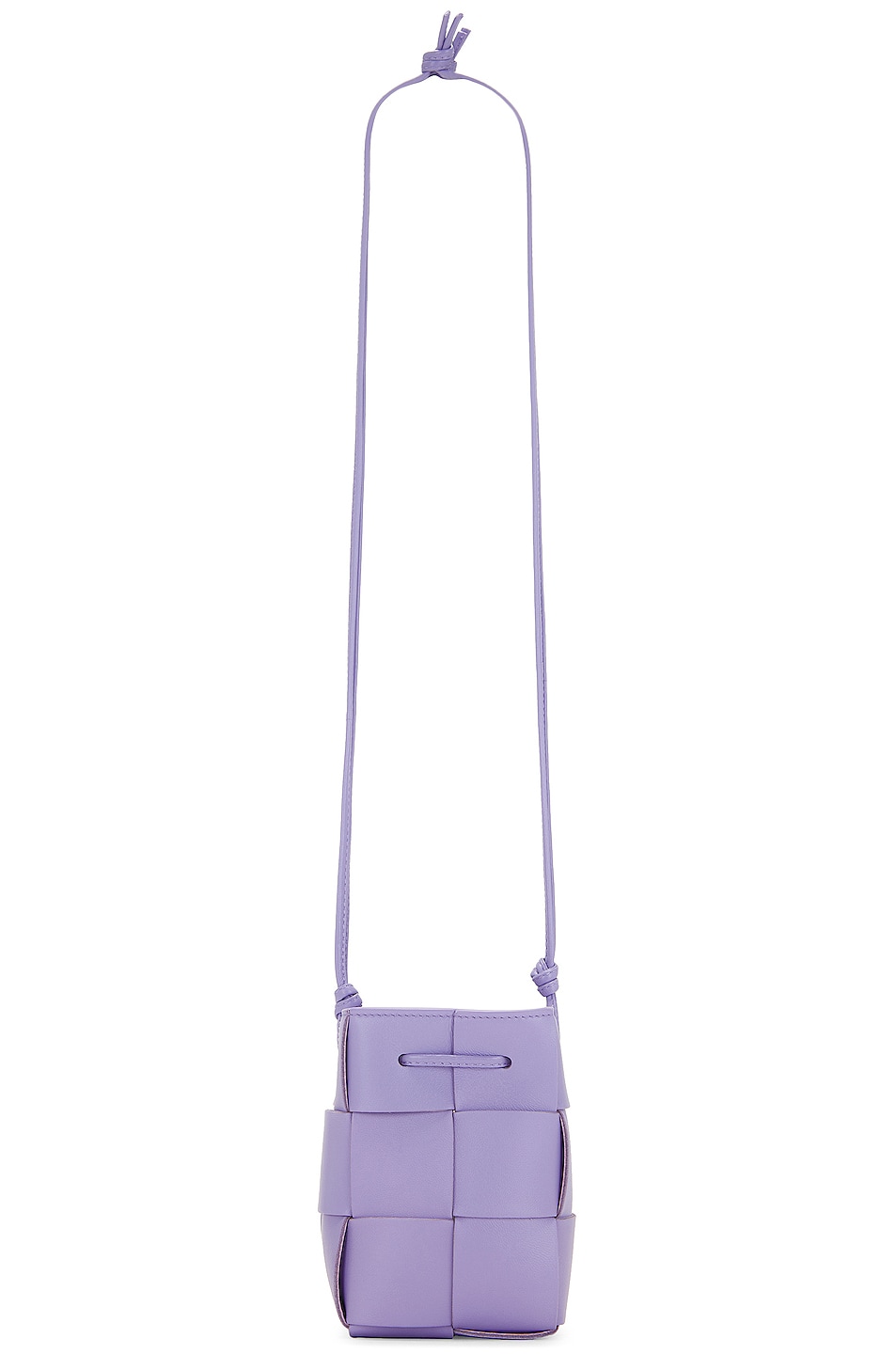 Mini Cassette Bucket Bag in Lavender