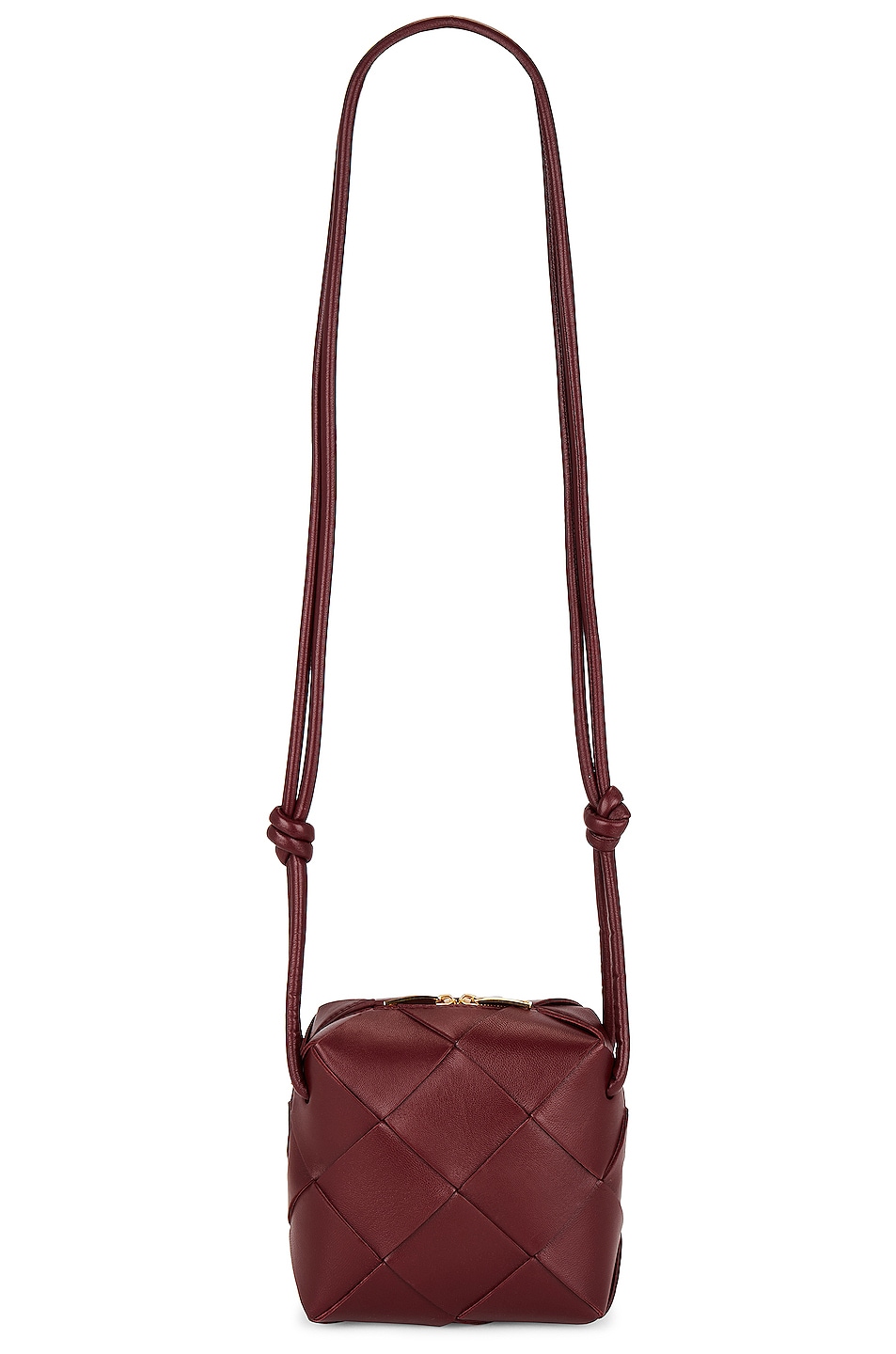Mini Cassette Camera Bag in Burgundy
