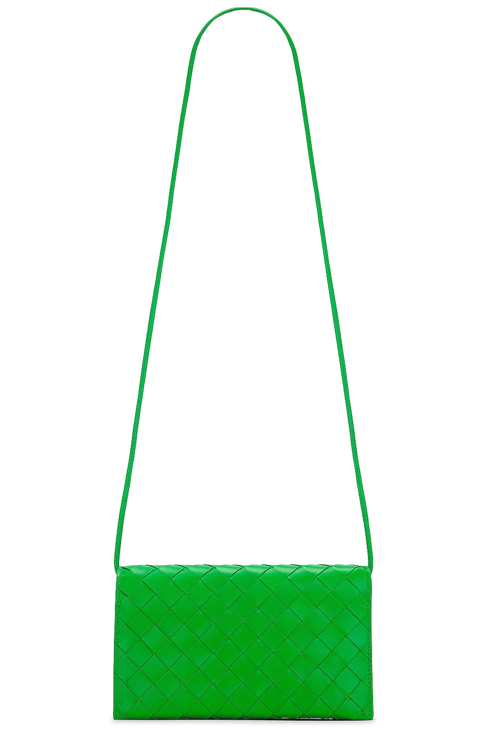 Wallet On Strap in Green