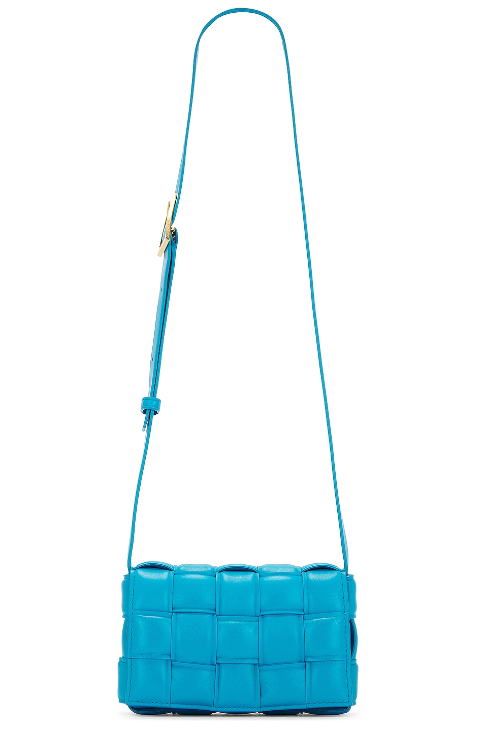Small Cassette Shoulder Bag in Teal