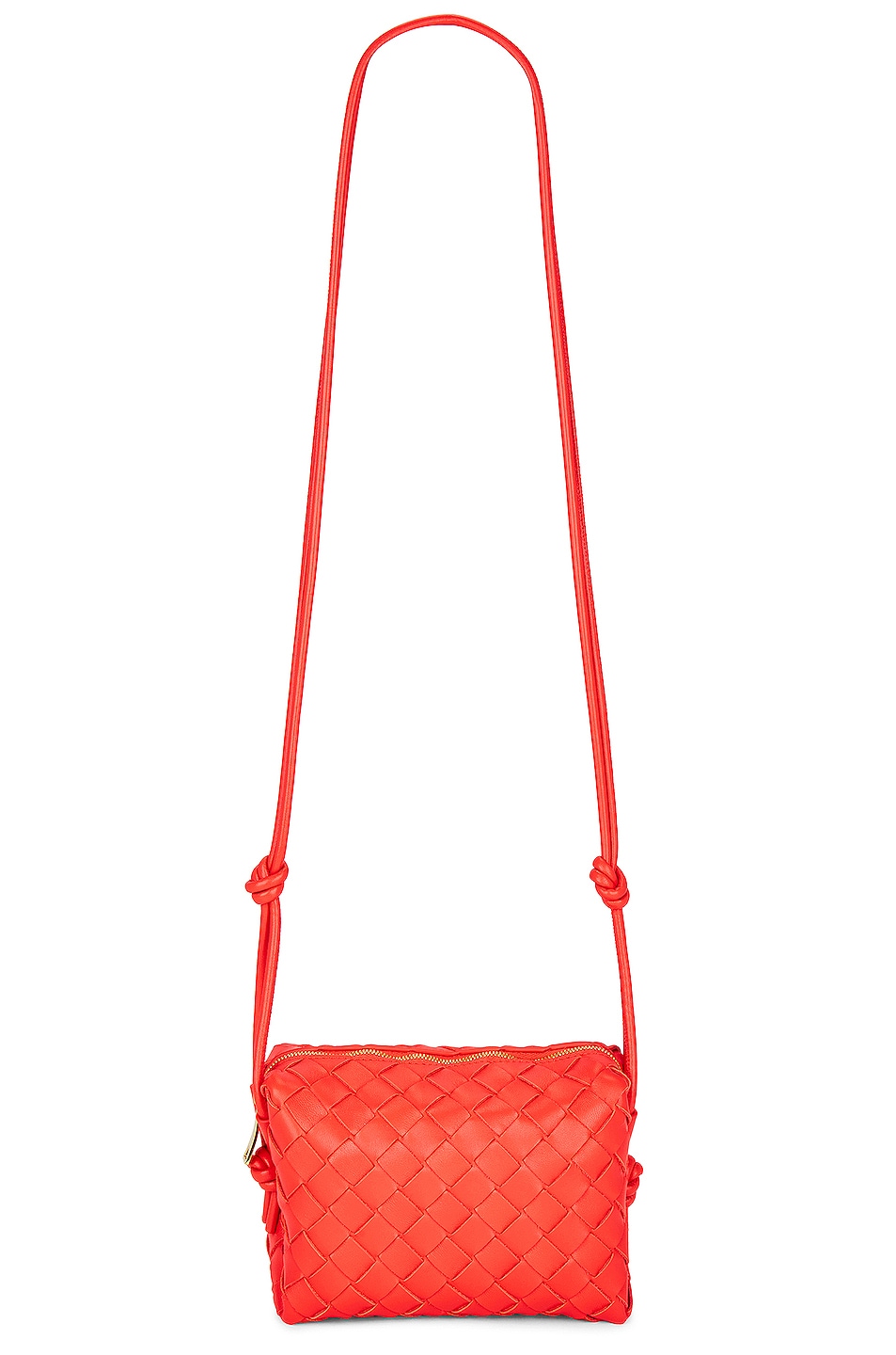 Mini Loop Shoulder Bag in Tangerine