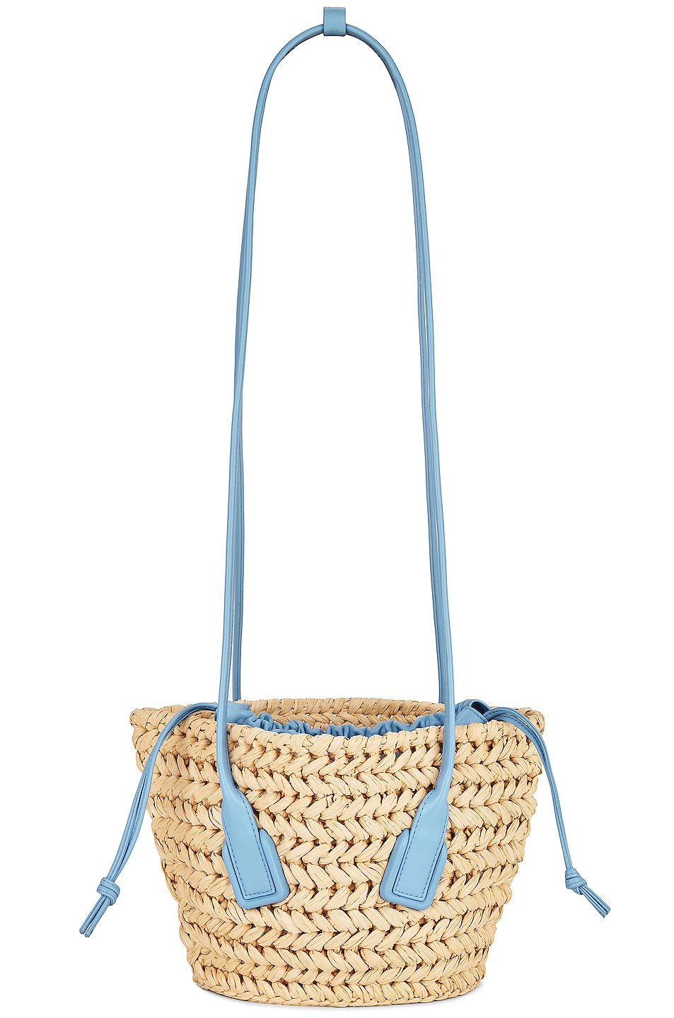 Small Arco Basket Bag in Blue