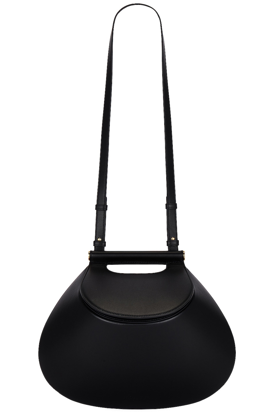 Medium Fisherman Bag in Black