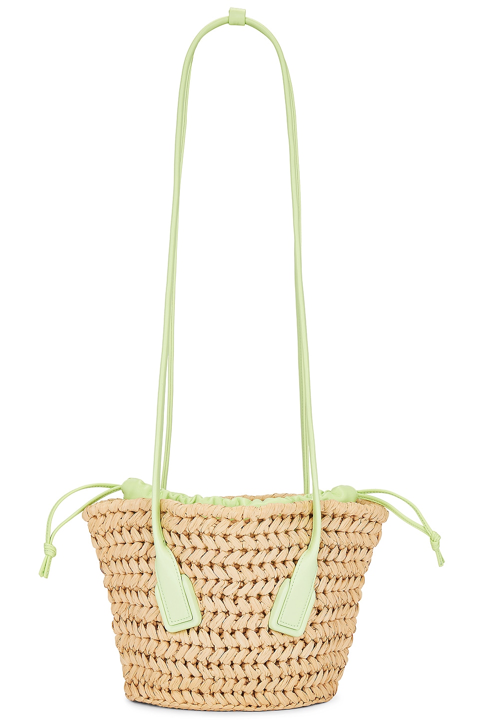 Small Arco Basket Tote Bag in Neutral