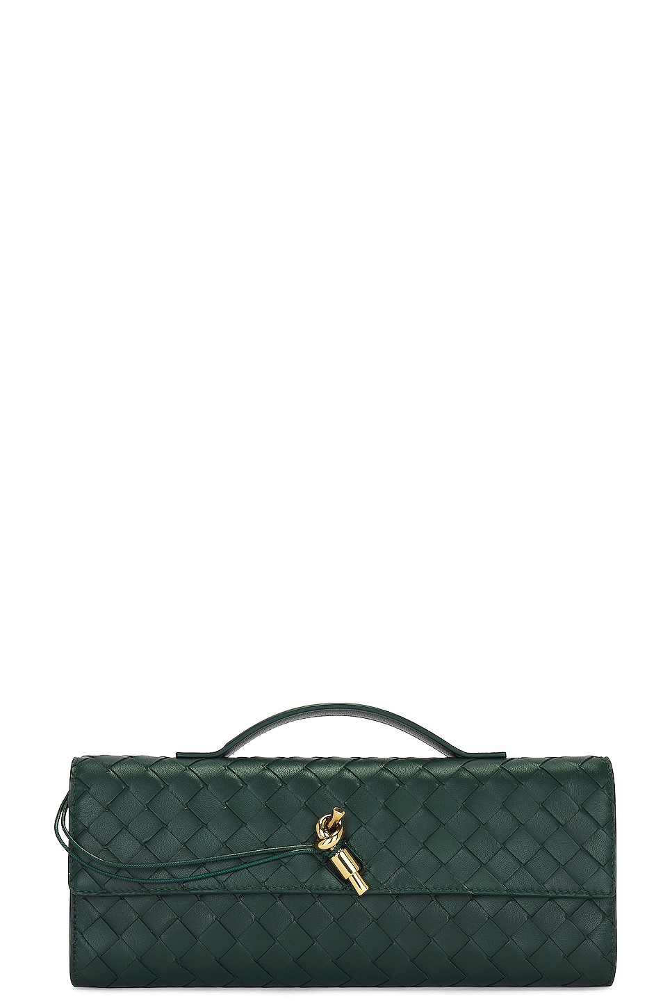 Long Clutch in Dark Green