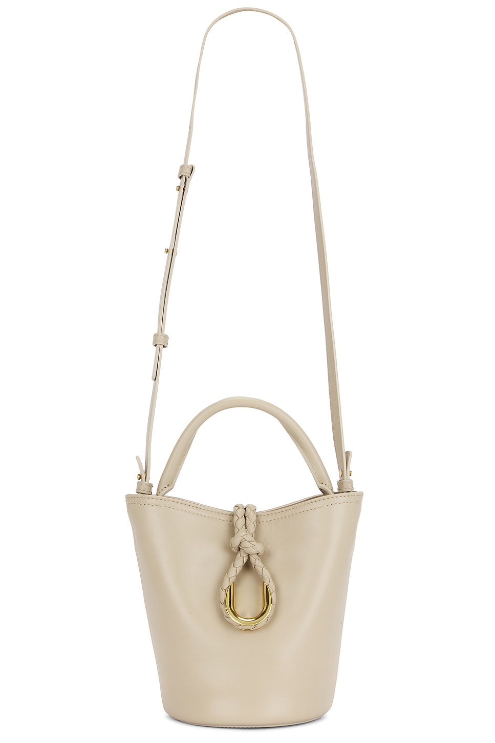 Small Liberta Bucket Bag in Ivory